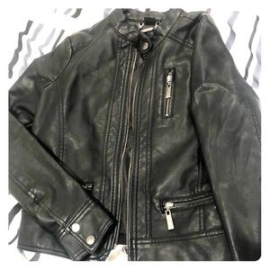 Youth faux leather jacket